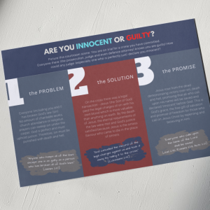 Are You Innocent or Guilty? (A6 Flyer Gospel Tract)